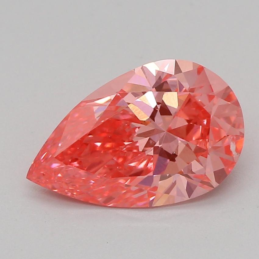 1.04 Ct. Fancy Vivid Pink Pear Lab Grown Diamond