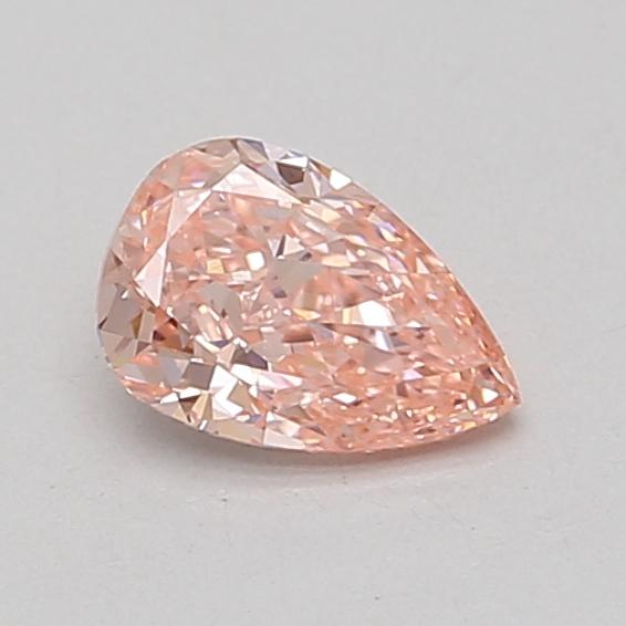 0.74 Ct. Fancy Vivid Pink Pear Lab Grown Diamond