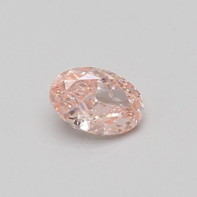 0.44 Ct. Fancy Vivid Pink Oval Lab Grown Diamond