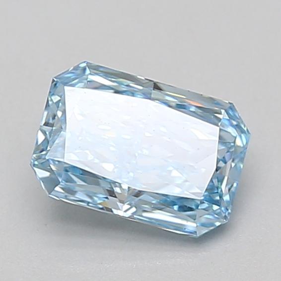 1.10 Ct. Fancy Vivid Blue Radiant Lab Grown Diamond