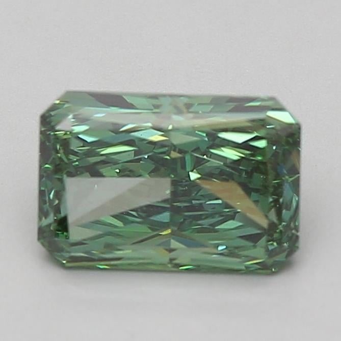 2.05 Ct. Fancy Vivid Green Radiant Lab Grown Diamond