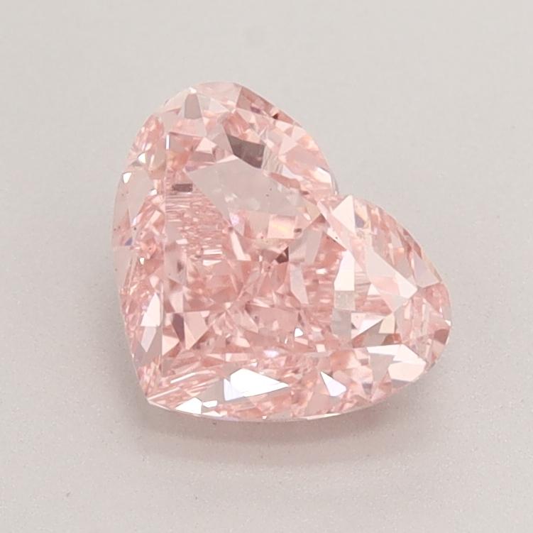 1.50 Ct. Fancy Vivid  Pink Heart Lab Grown Diamond