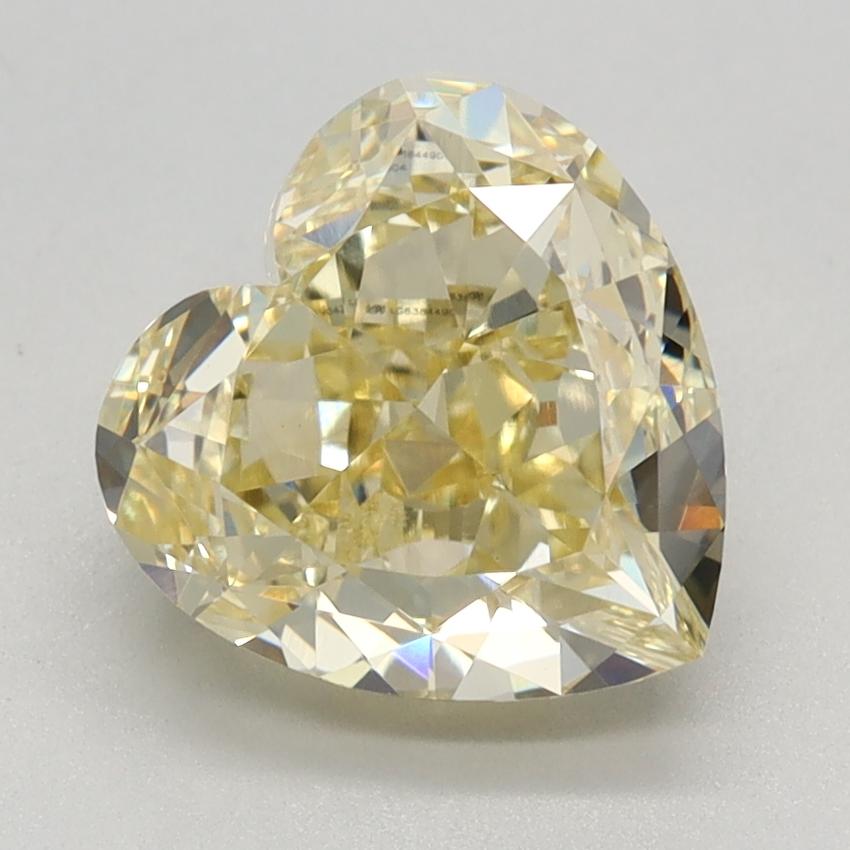 2.48 Ct. Fancy Intense Yellow Heart Lab Grown Diamond