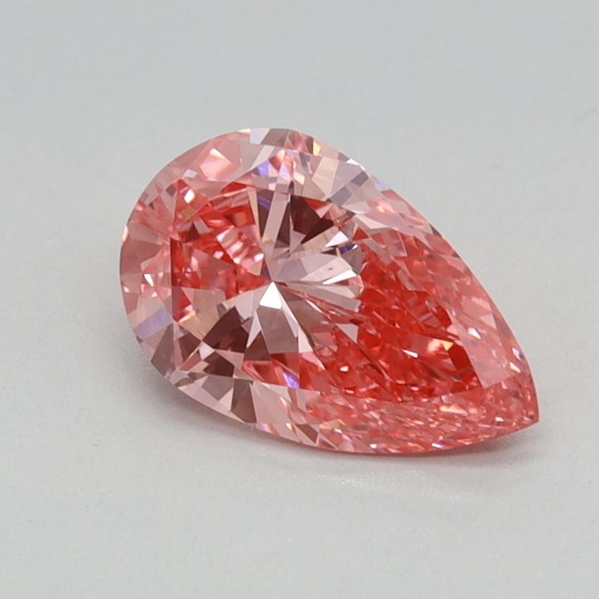 0.71 Ct. Fancy Vivid Pink Pear Lab Grown Diamond
