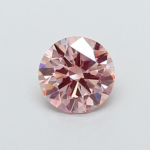 1.01 Ct. Fancy Intense Pink Round Lab Grown Diamond
