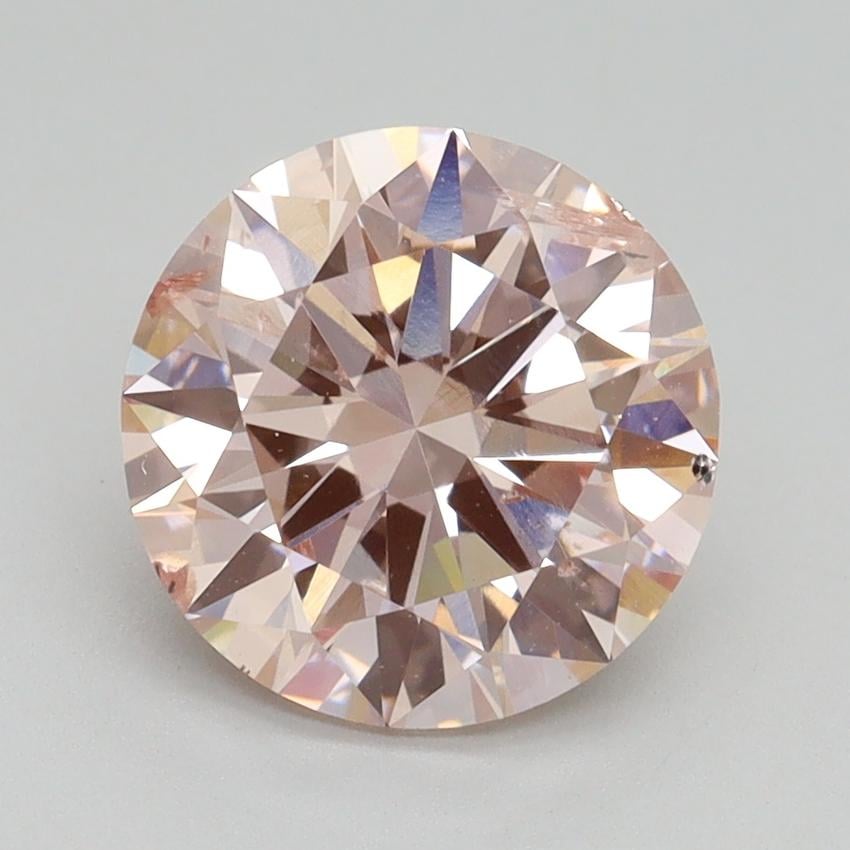 2.50 Ct. Fancy Light Pink Round Lab Grown Diamond
