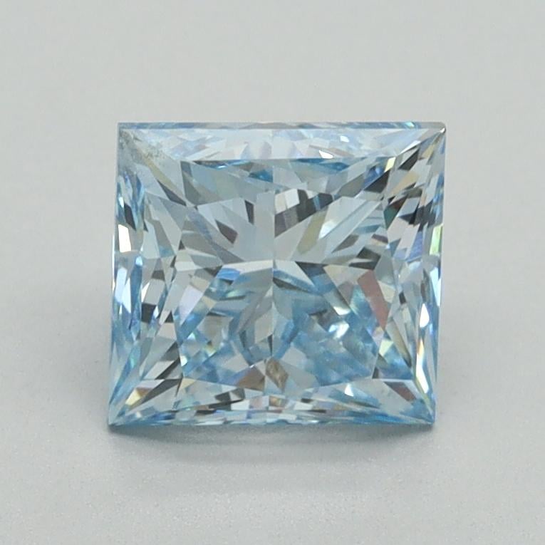 1.51 Ct. Fancy Intense Blue Princess Lab Grown Diamond