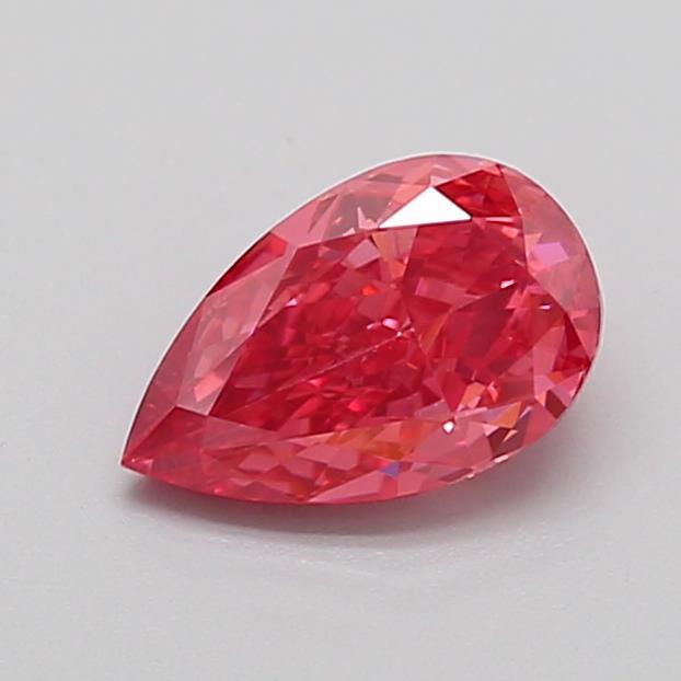 1.09 Ct. Fancy Vivid  Pink Pear Lab Grown Diamond