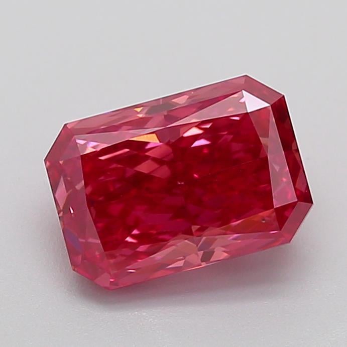 3.10 Ct. Fancy Vivid  Pink Radiant Lab Grown Diamond