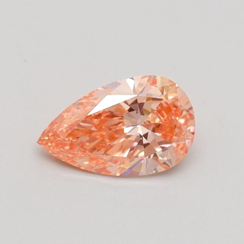 0.50 Ct. Fancy Intense Pink Pear Lab Grown Diamond