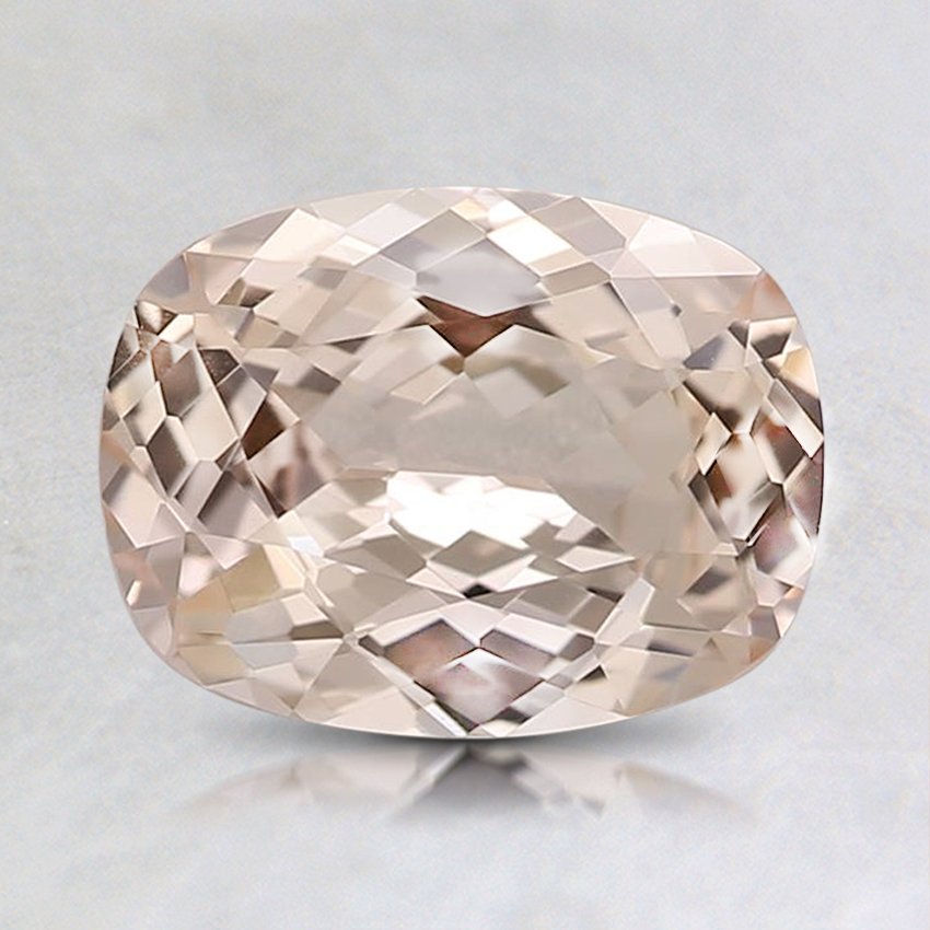8x6mm Peach Cushion Sapphire