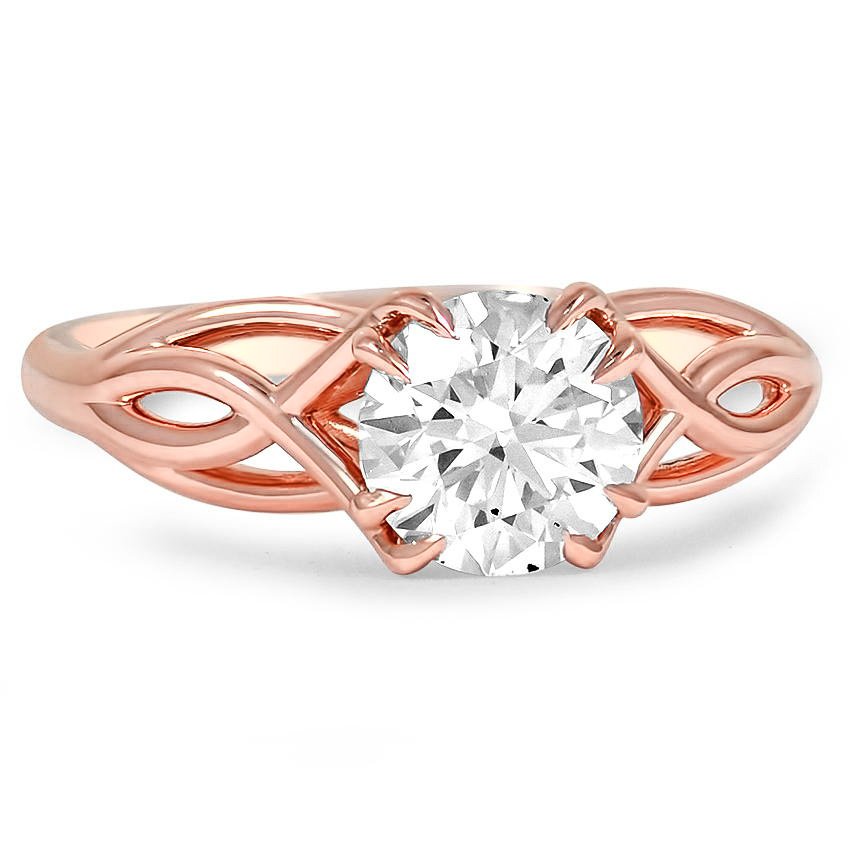 Custom Woven Diamond Ring