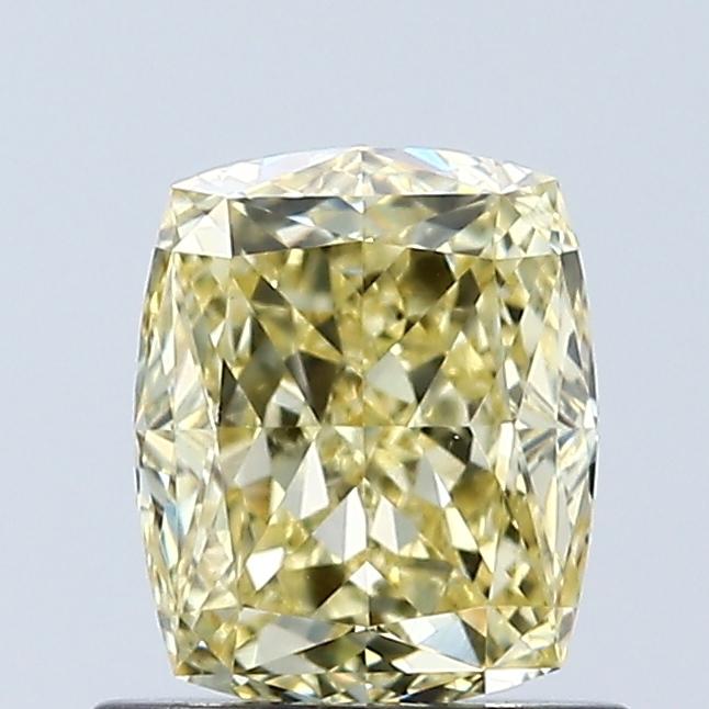 1.03 Ct. Fancy Intense Yellow Cushion Lab Grown Diamond