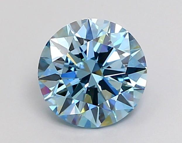 1.3 Ct. Fancy Vivid Blue Round Lab Grown Diamond