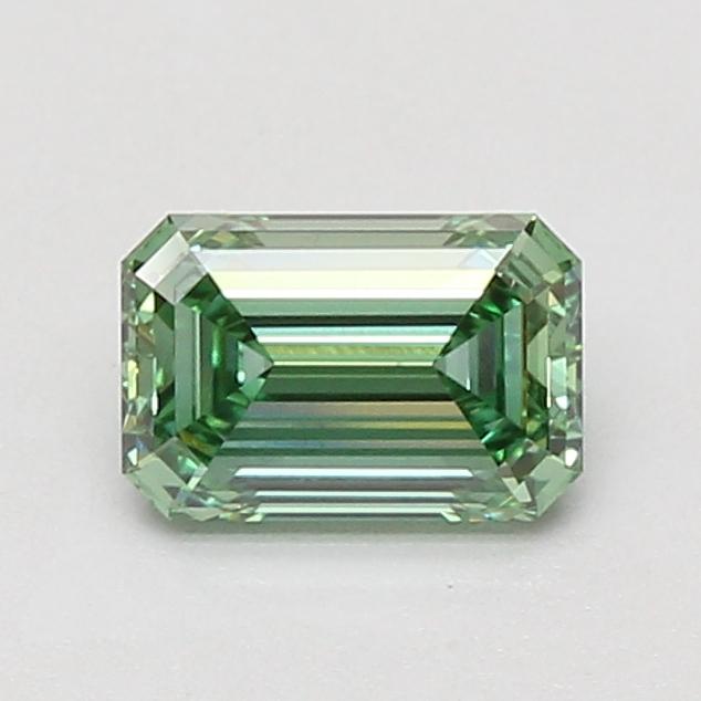 1.10 Ct. Fancy Vivid Green Emerald Lab Grown Diamond