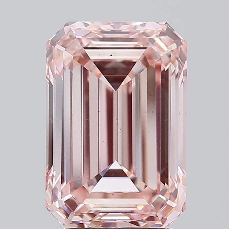 3.00 Ct. Fancy Intense Pink Emerald Lab Grown Diamond