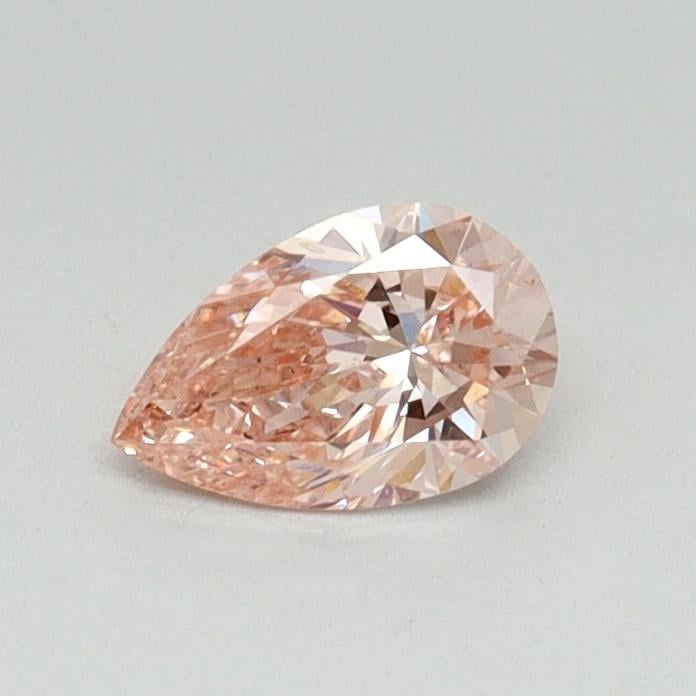 0.35 Ct. Fancy Intense Pink Pear Lab Grown Diamond