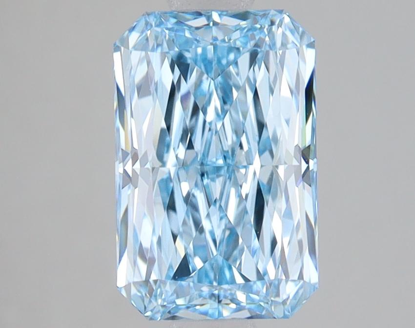 2.08 Ct. Fancy Vivid Blue Radiant Lab Grown Diamond