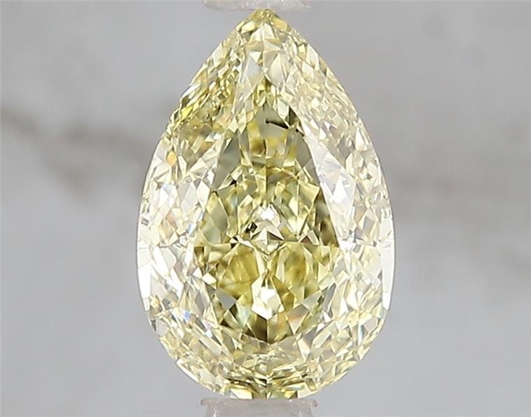 1.52 Ct. Fancy Intense Yellow Pear Lab Grown Diamond