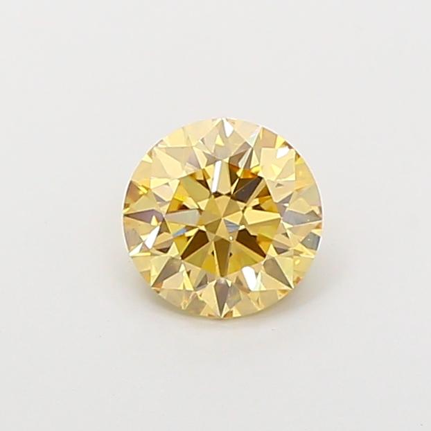 1.09 Ct. Fancy Brownish Yellow Round Lab Grown Diamond