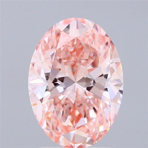 2.05 Ct. Fancy Vivid Pink Oval Lab Grown Diamond