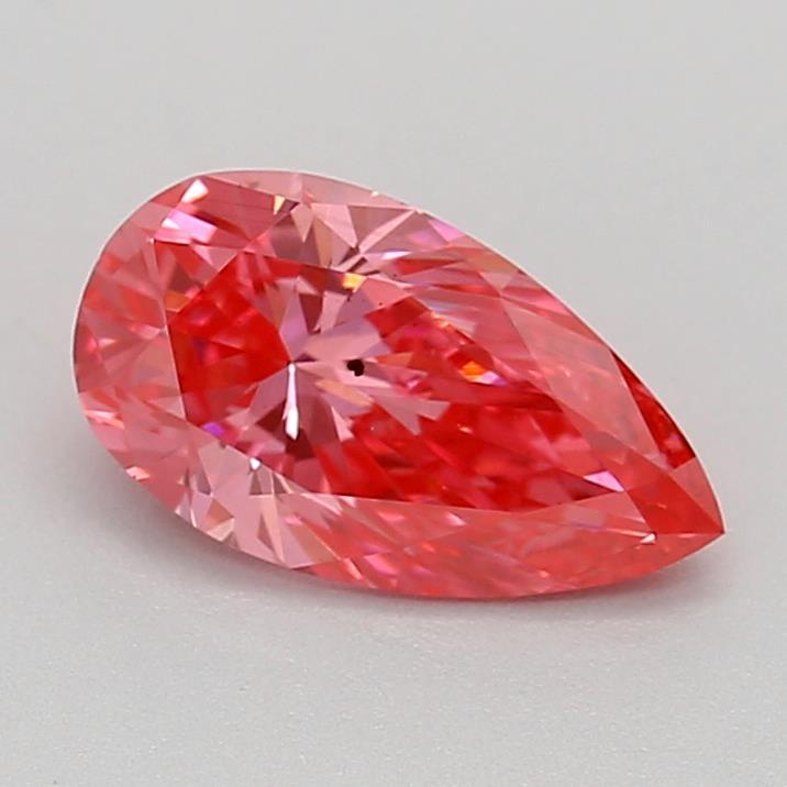 0.70 Ct. Fancy Vivid Pink Pear Lab Grown Diamond