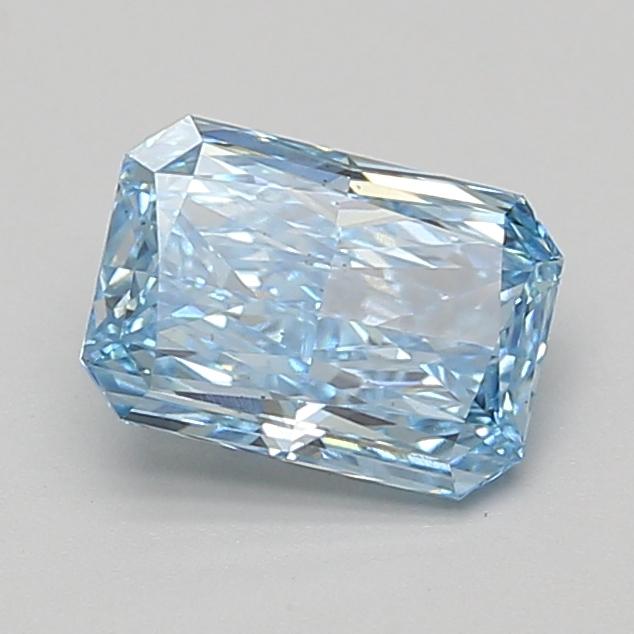 1.61 Ct. Fancy Vivid Blue Radiant Lab Grown Diamond