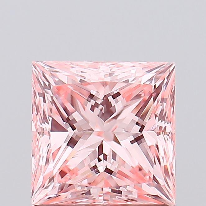 1.06 Ct. Fancy Intense Pink Princess Lab Grown Diamond