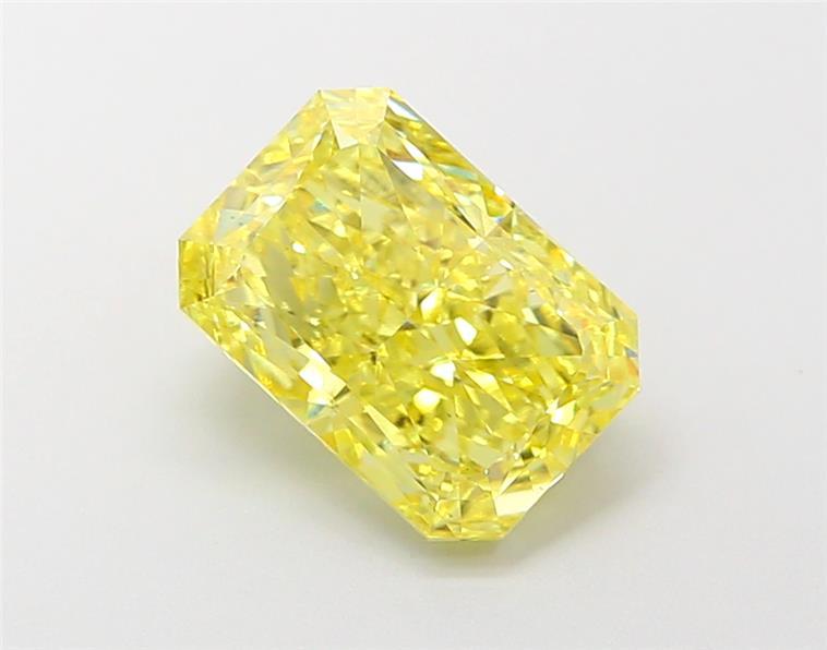2.07 Ct. Fancy Vivid Yellow Radiant Lab Grown Diamond