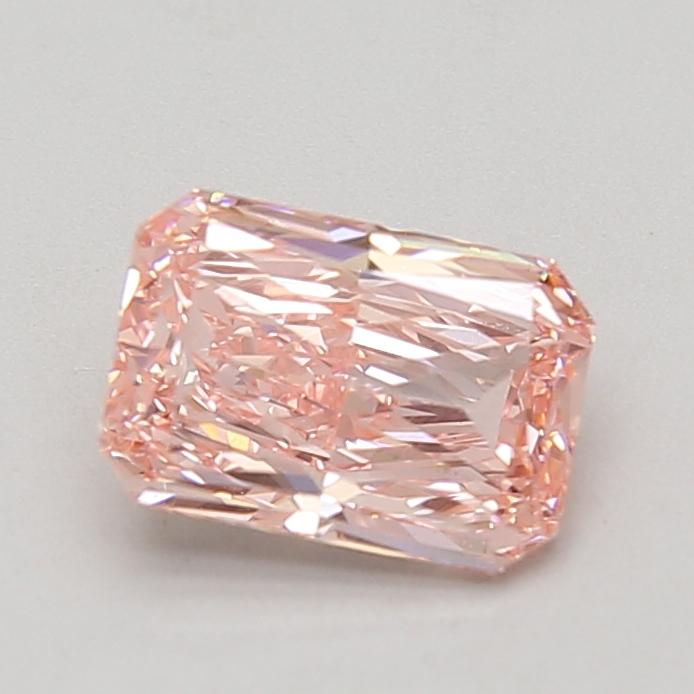 1.55 Ct. Fancy Vivid Pink Radiant Lab Grown Diamond