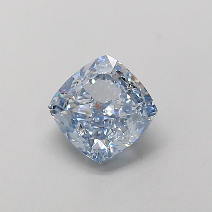 1.05 Ct. Fancy Intense  Blue Cushion Lab Grown Diamond