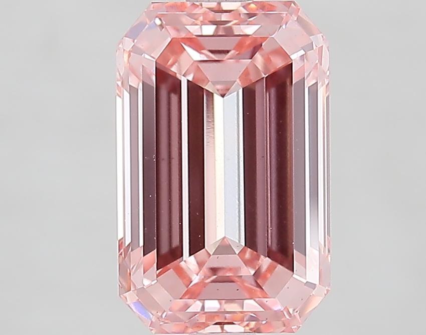 3.51 Ct. Fancy Intense Pink Emerald Lab Grown Diamond