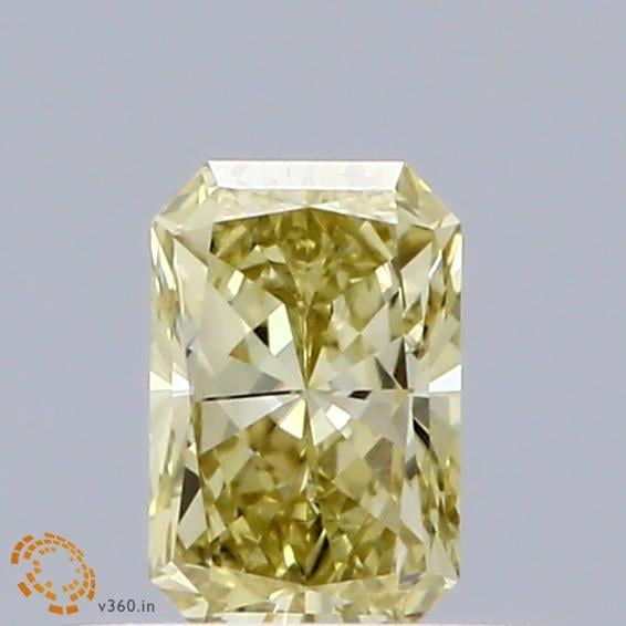 0.35 Ct. Fancy Intense  Yellow Radiant Lab Grown Diamond