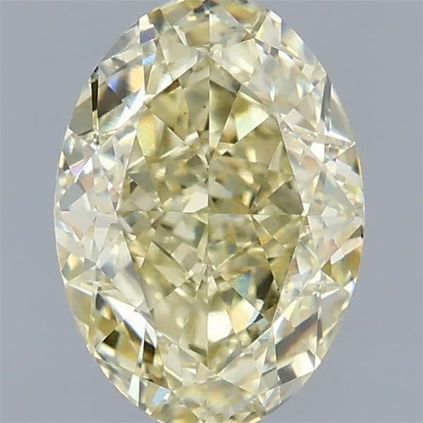1.53 Ct. Fancy Yellow Oval Lab Grown Diamond