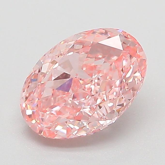 1.37 Ct. Fancy Vivid  Pink Oval Lab Grown Diamond