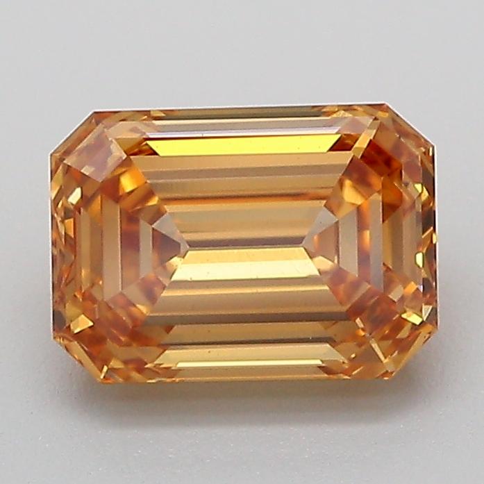 1.60 Ct. Fancy Light  Brown Emerald Lab Grown Diamond