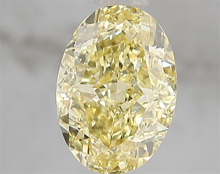 1.60 Ct. Fancy Intense Yellow Oval Lab Grown Diamond