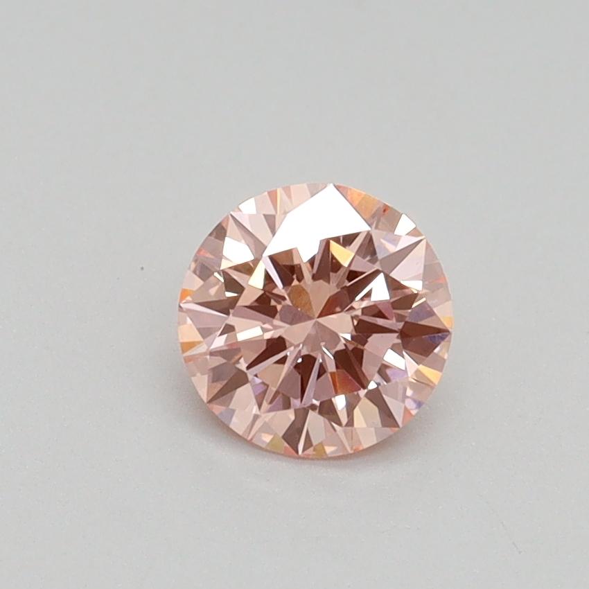0.54 Ct. Fancy Intense Pink Round Lab Grown Diamond