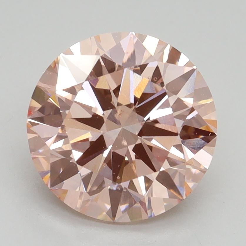 2.50 Ct. Fancy Intense Pink Round Lab Grown Diamond