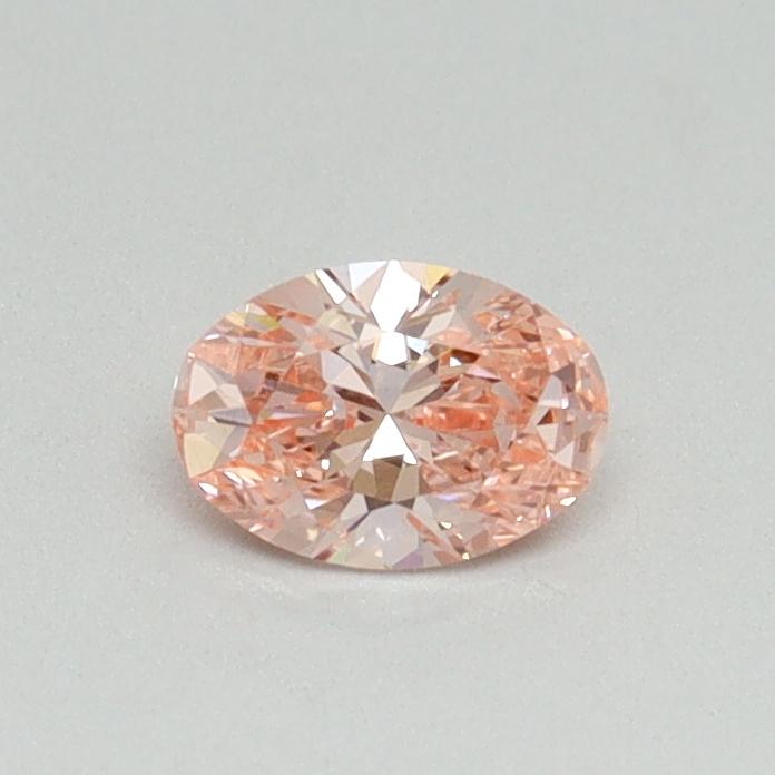 0.30 Ct. Fancy Vivid Pink Oval Lab Grown Diamond