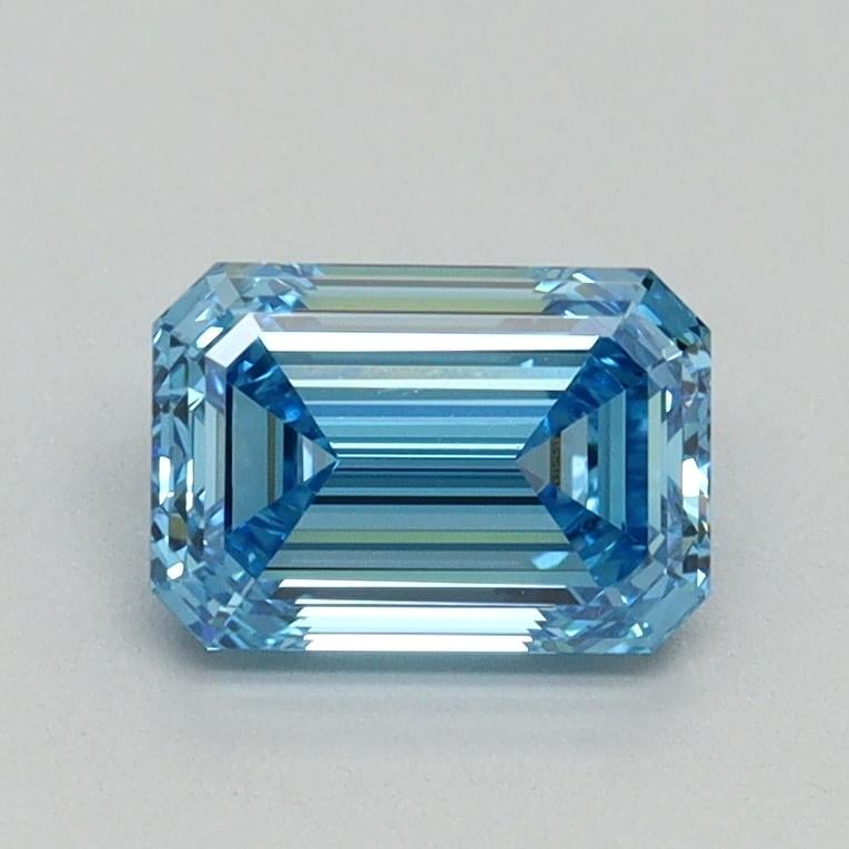 1.00 Ct. Fancy Vivid Blue Emerald Lab Grown Diamond