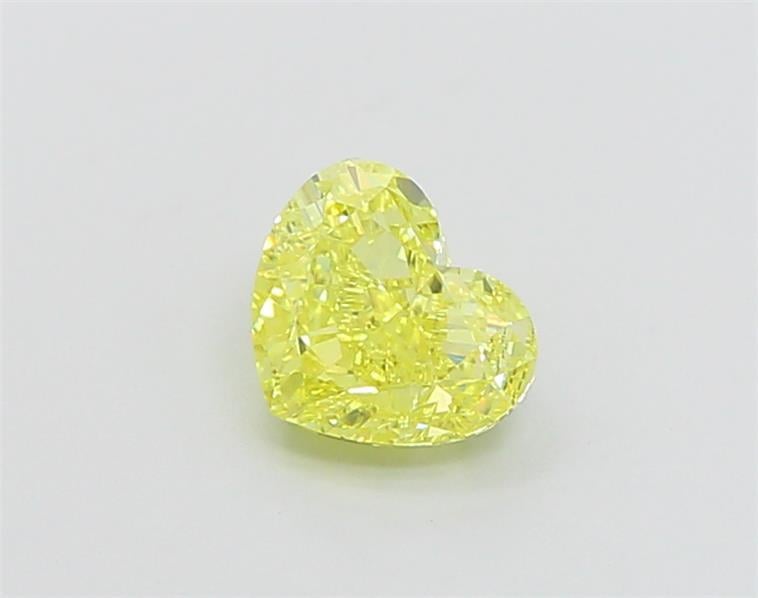 1.05 Ct. Fancy Vivid  Yellow Heart Lab Grown Diamond
