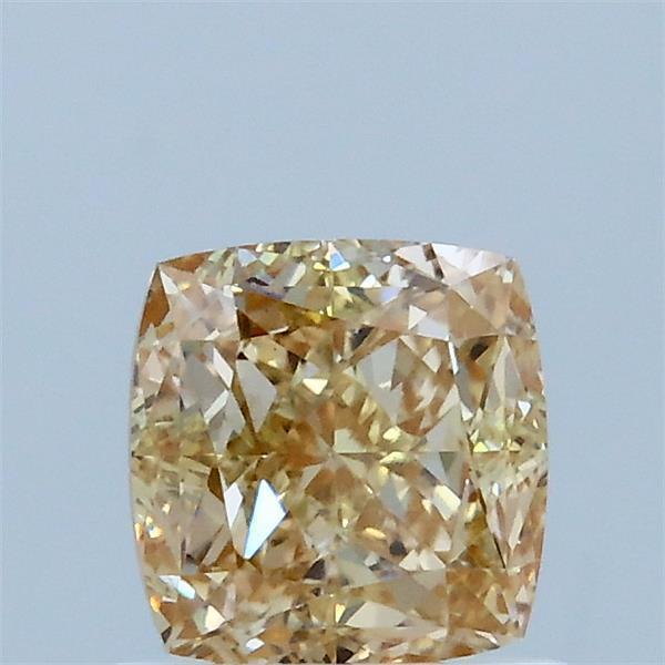 1.05 Ct. Fancy Light Brownish Yellow Cushion Lab Grown Diamond