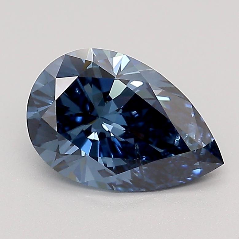 1.38 Ct. Fancy Deep Blue Pear Lab Grown Diamond