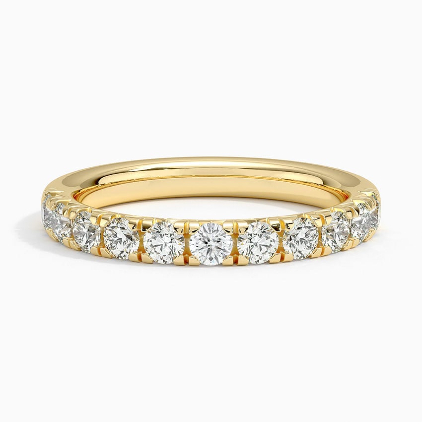 14K Yellow Gold Anthology Half Coverage Lab Diamond Ring (2/3 ct. tw.)