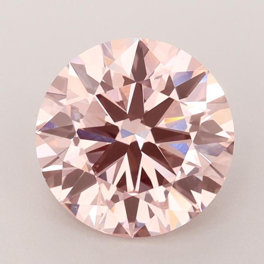 3.00 Ct. Fancy Intense Pink Round Lab Grown Diamond