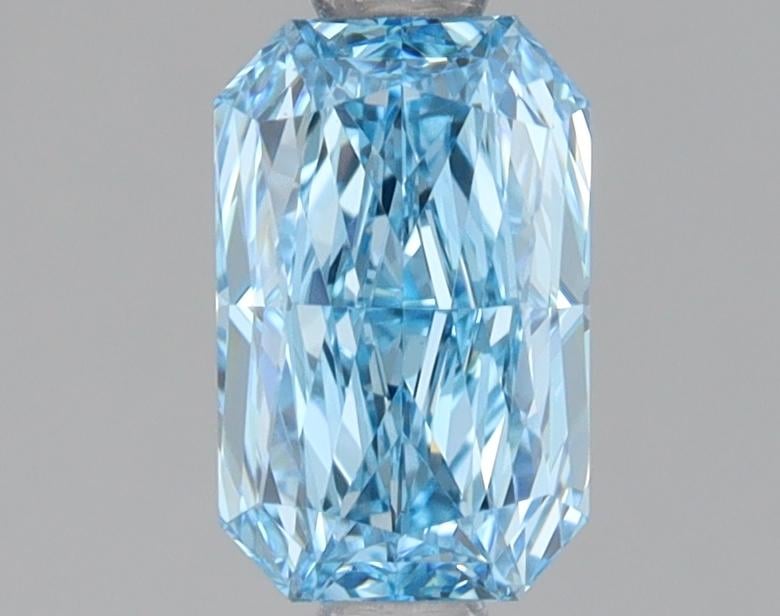 1.00 Ct. Fancy Vivid Blue Radiant Lab Grown Diamond