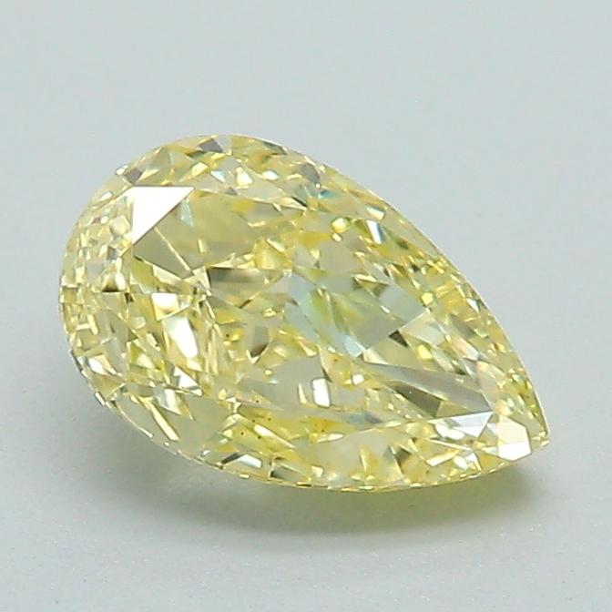 1.03 Ct. Fancy Vivid Yellow Pear Lab Grown Diamond