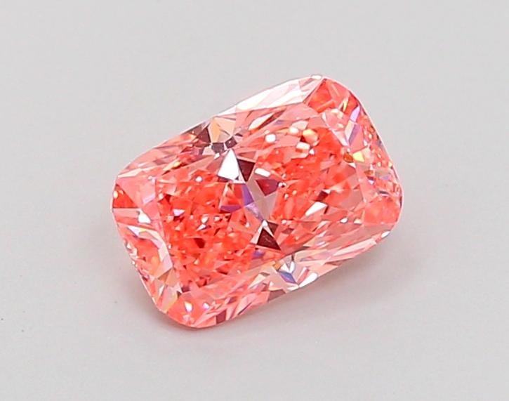 1.10 Ct. Fancy Vivid Pink Cushion Lab Grown Diamond