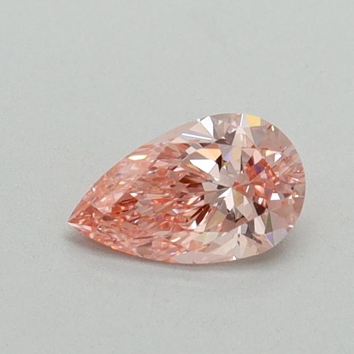 0.35 Ct. Fancy Vivid Pink Pear Lab Grown Diamond